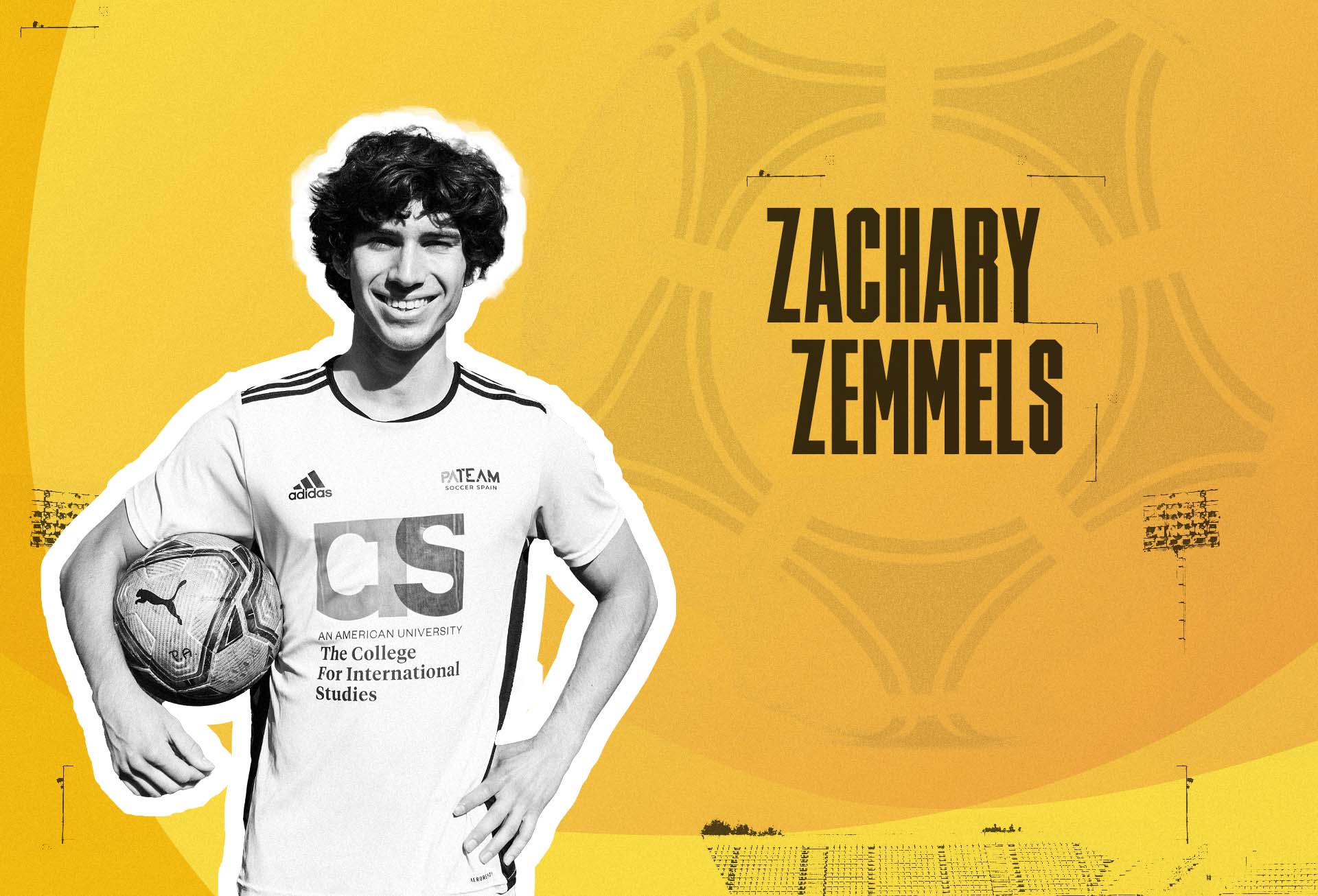 CIS University Zachary Zemmels from the USA to Madrid thanks to soccer 1
