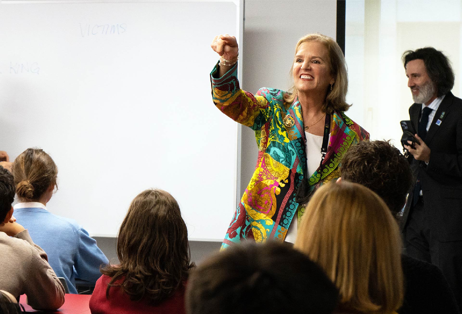 CIS University Leccion magistral de Kerry Kennedy en CIS University sobre los derechos humanos 1